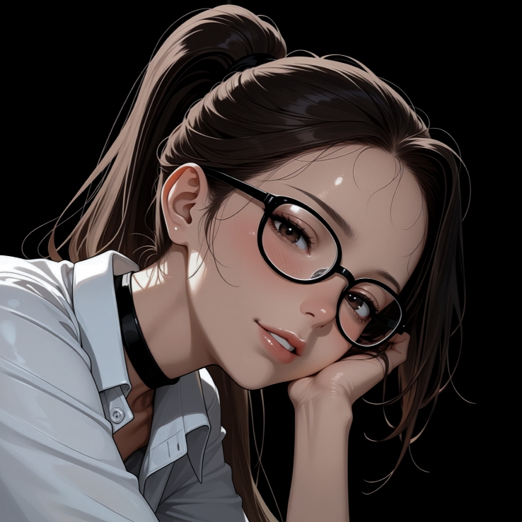 Girl | Dark Background | Dark / Colored Versions | 4K preview