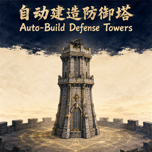Auto-Build Defense Towers preview