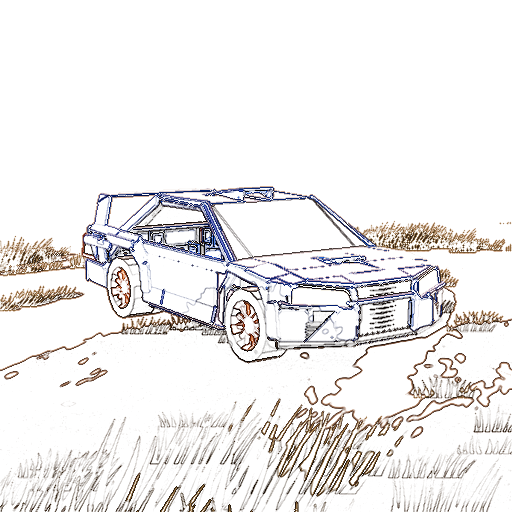 rally car body