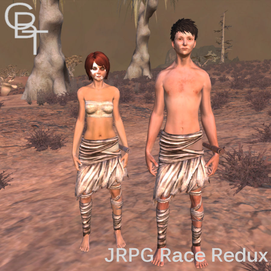 JRPG Race Redux - Male Version and a Female Remake plus Radiant Faces Expanded Patch