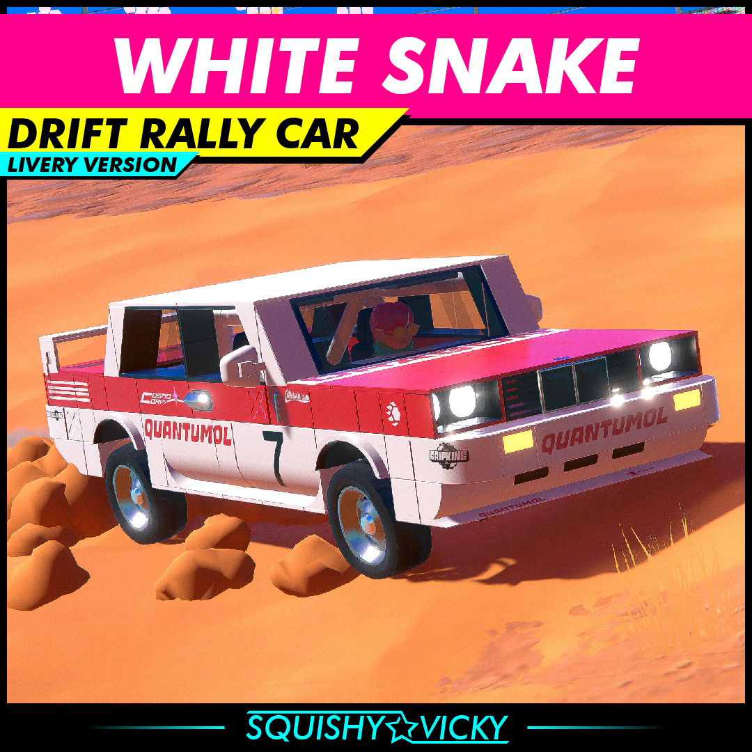 [SQUISHY] White Snake - Drift Rally Car (Livery Version)