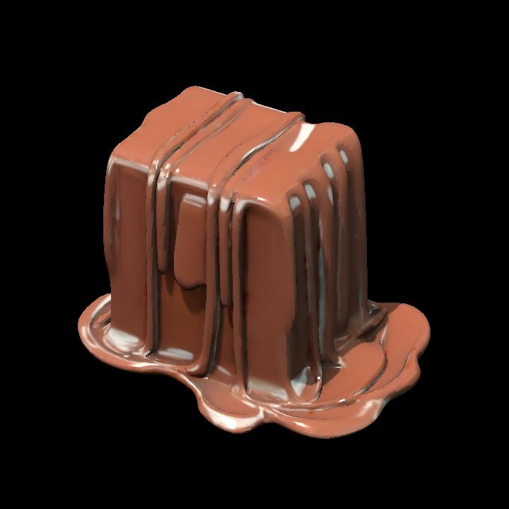Chocolate enrobed dripping