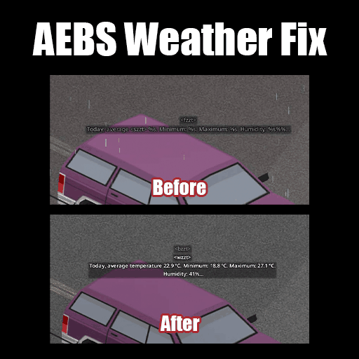 AEBS Weather Fix – Project Zomboid Mod
