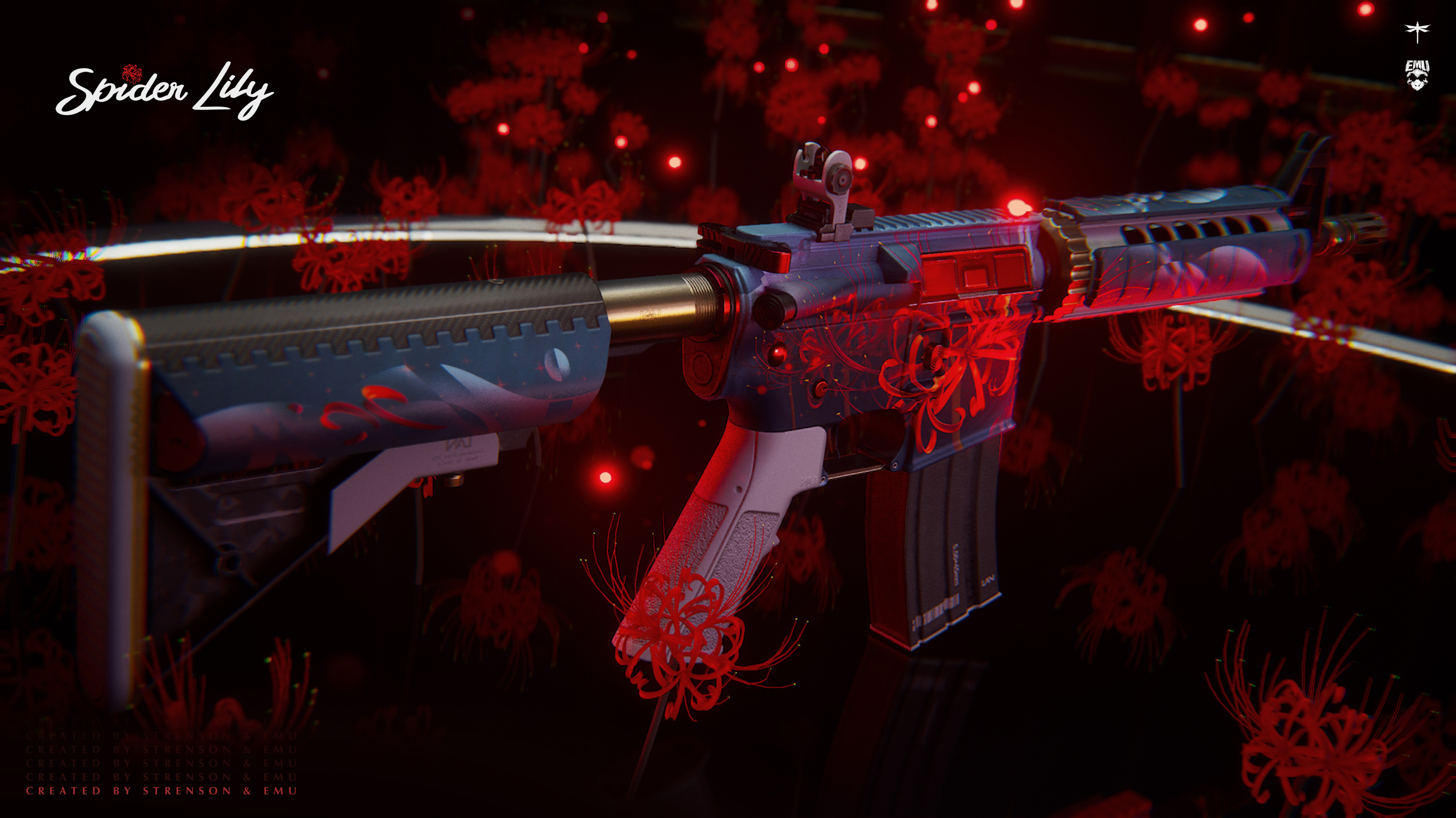 Steam Workshop::M4A4 | Spider Lily