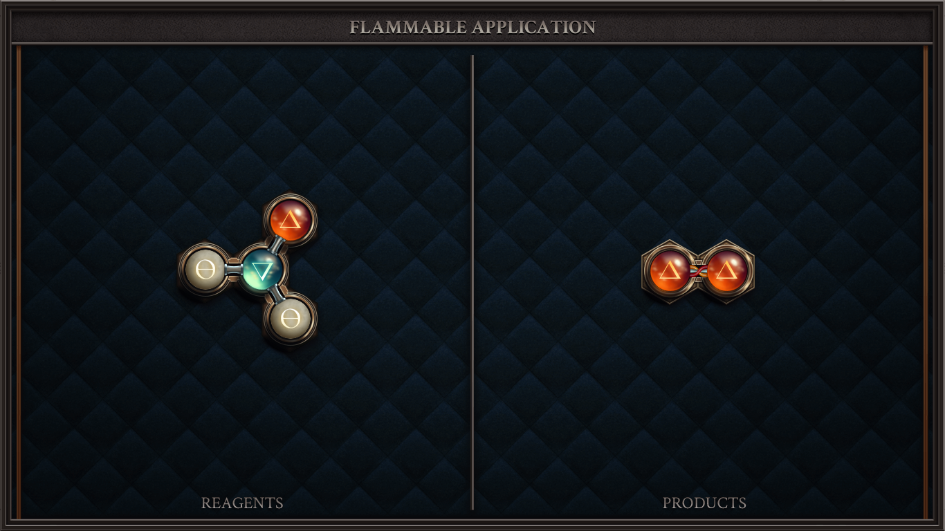 Flammable Application (Production Alchemy)