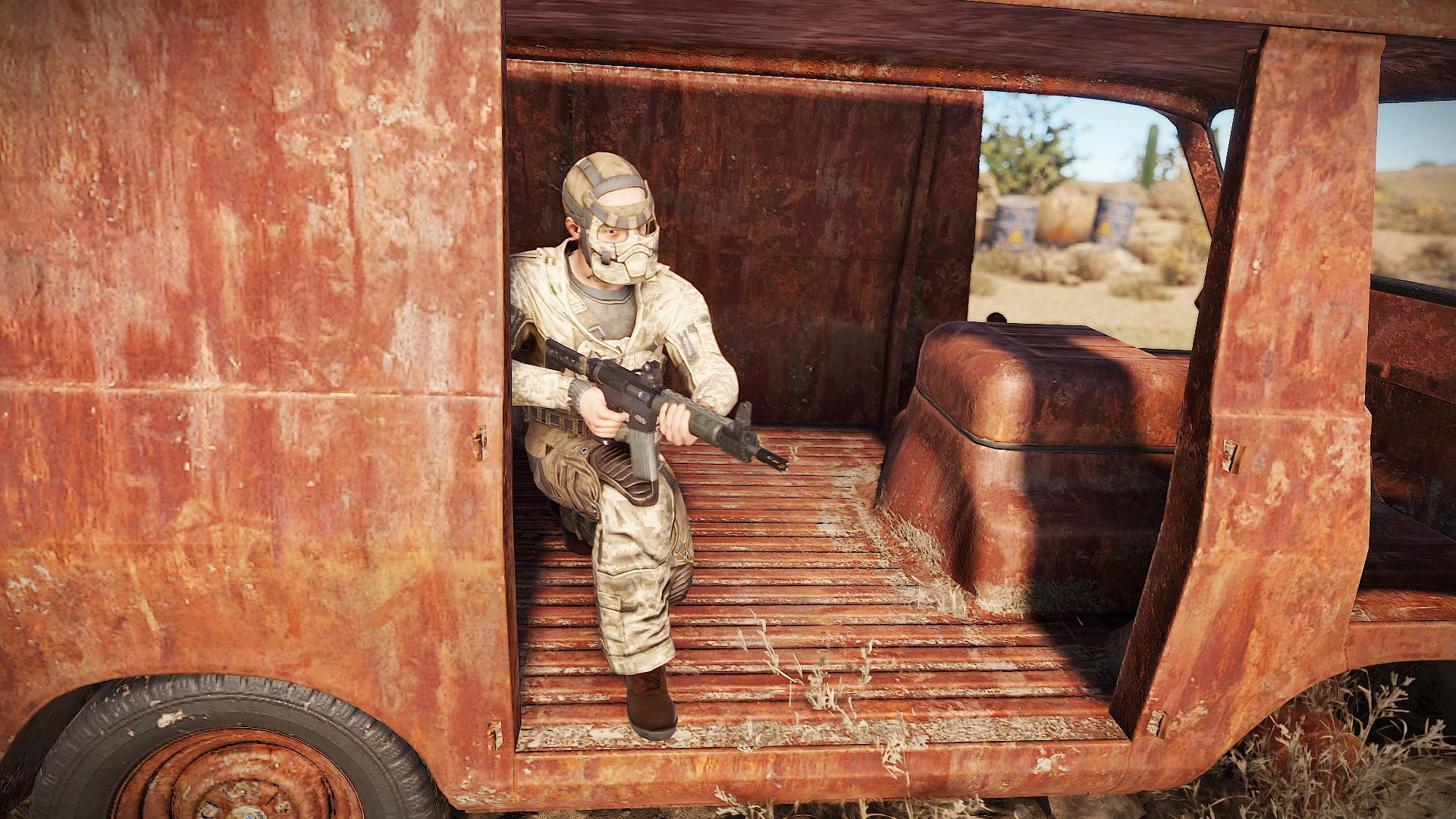 Desert Raiders Facemask