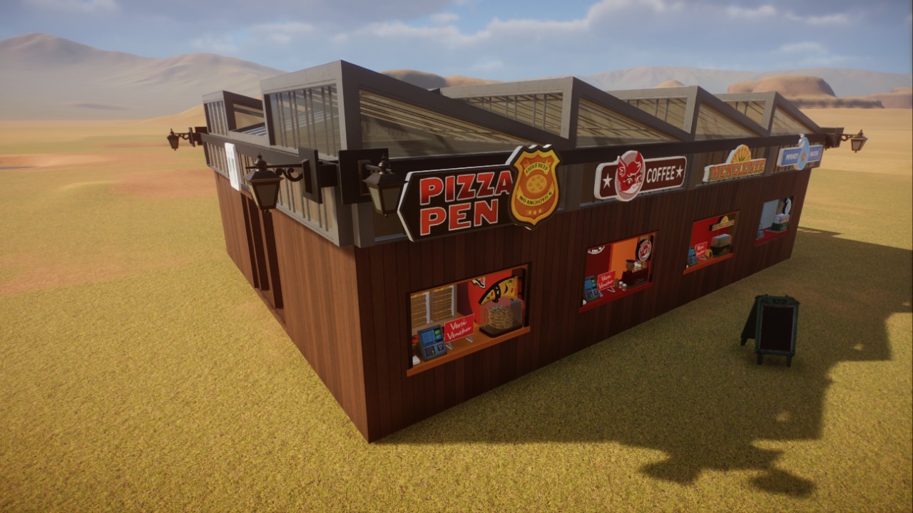 Modern Food Court