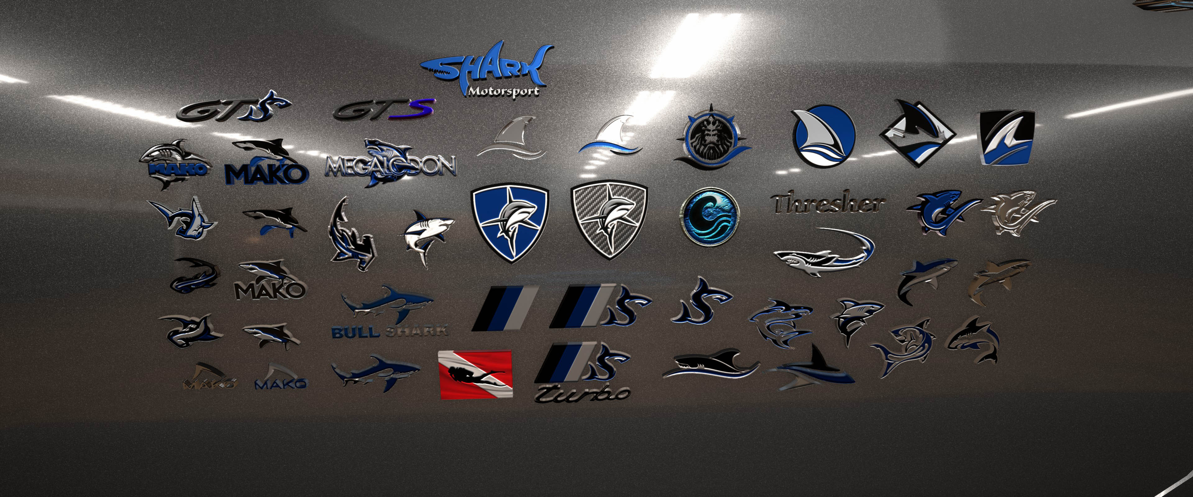 Shark Emblems UE 4.27 Update BeamNG Tested