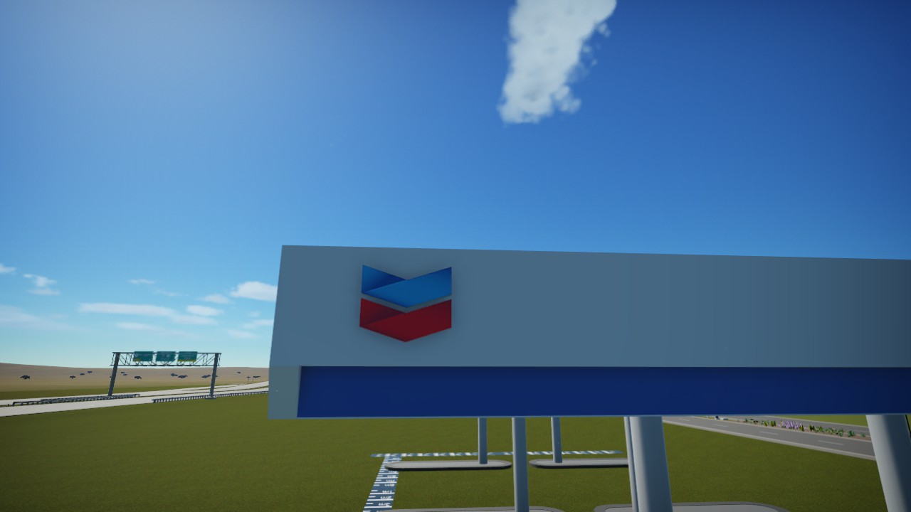 Chevron Logo .75m