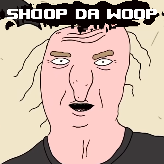 Guy from Smiling Friends for shoop da woop