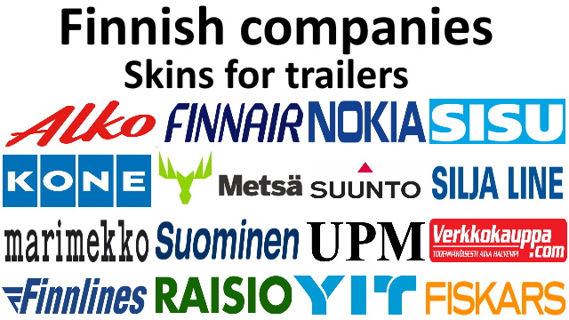 Finnish companies skins for trailers