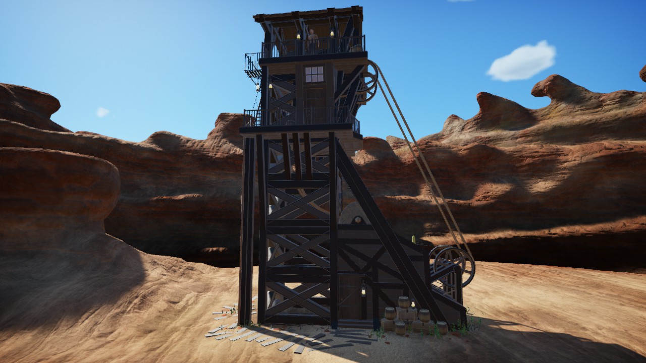 Industrial Mining Tower (Headframe) /// Tour Minière Industrielle ( Chevalement )