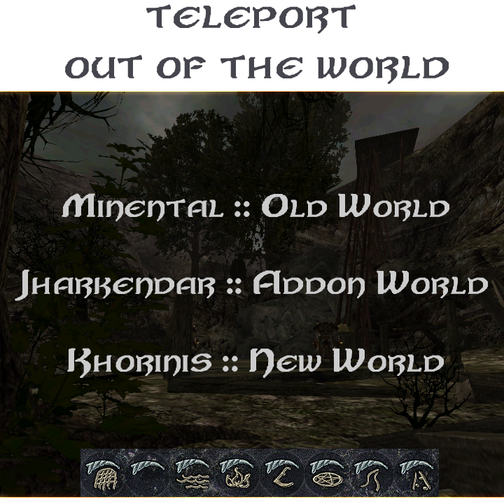 Teleport  out of the World