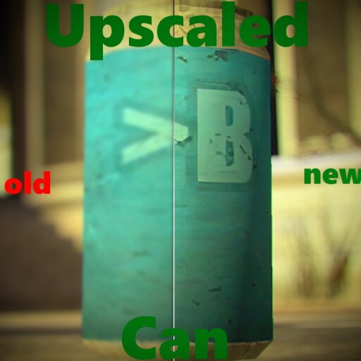 AI Upscaled popcan