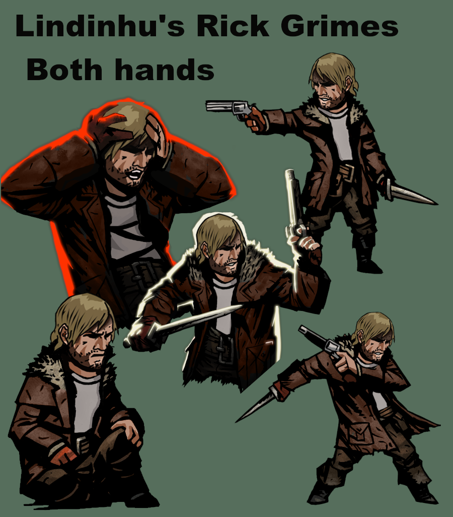 Highwayman RickGrimes - both hands & eyeless(ier)