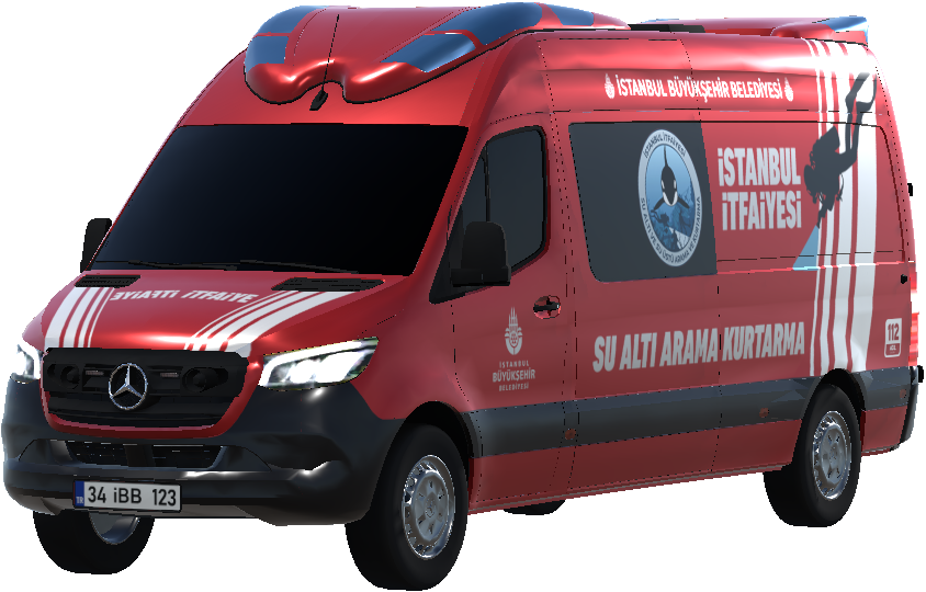 MB Sprinter | Istanbul Fire Department Water Search & Rescue Vehicle
