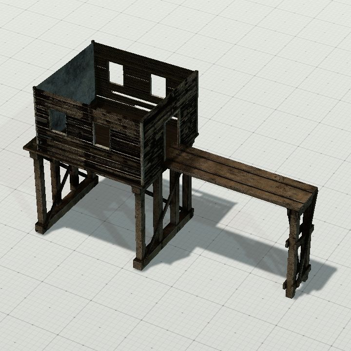 Old rail shed - unroofed