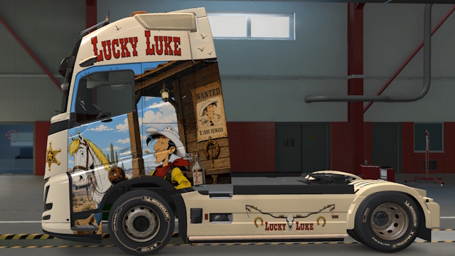 Volvo FH6 theme Lucky Luke 