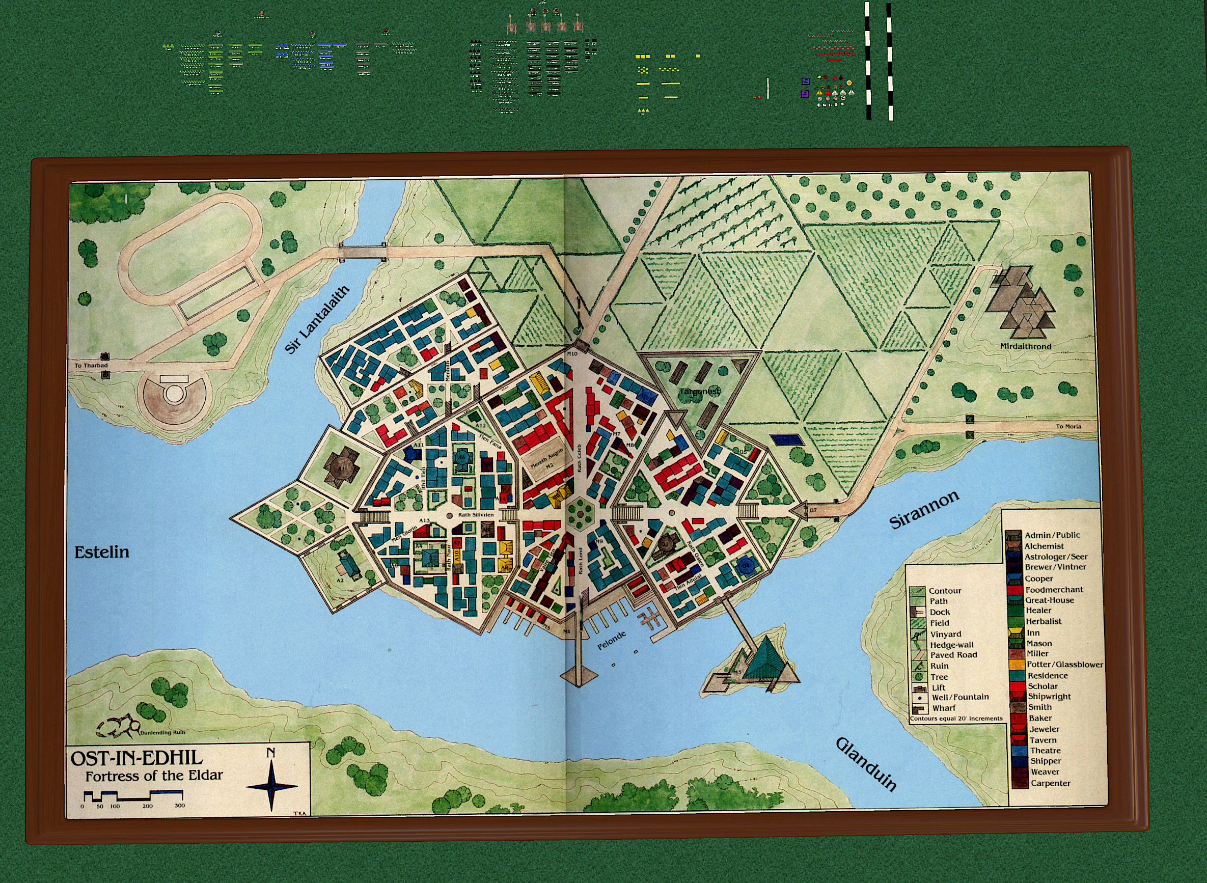 Siege of Eregion Kriegsspiel Map
