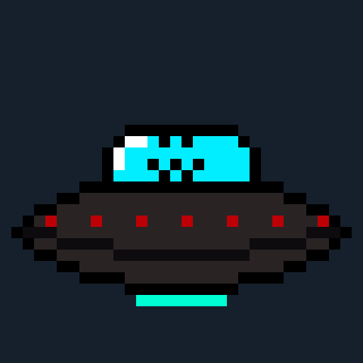 ufo with face