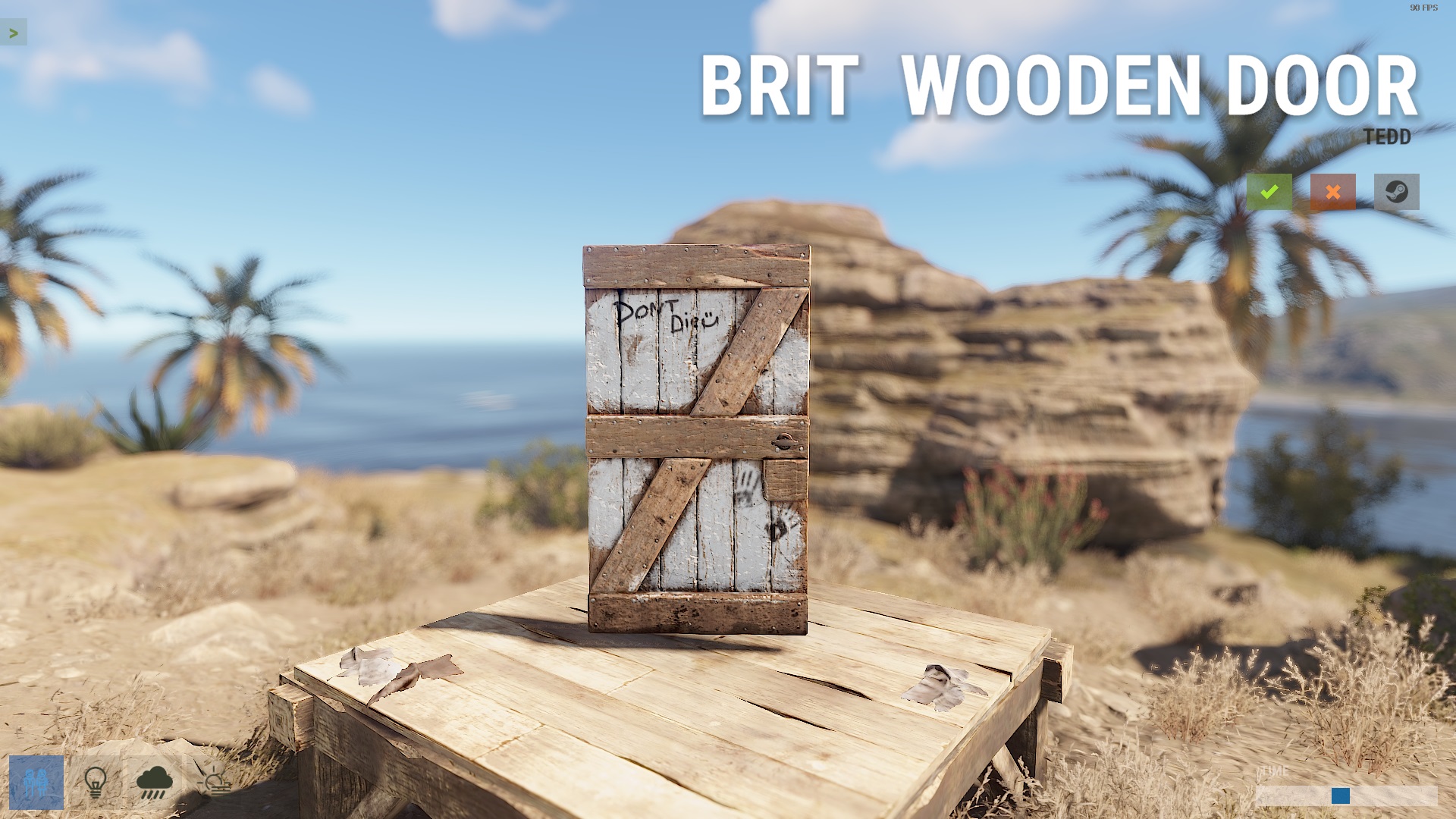Brit Wooden Door