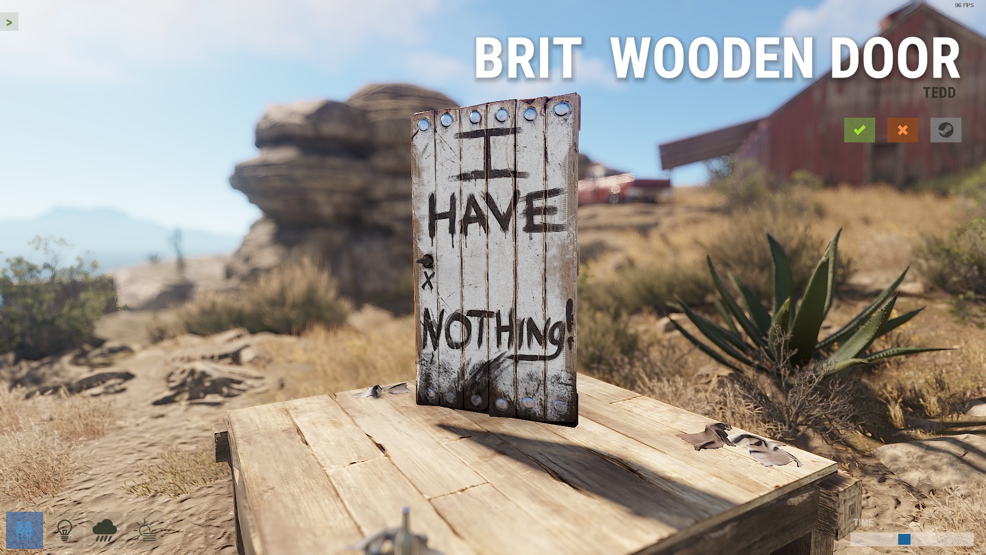 Brit Wooden Door