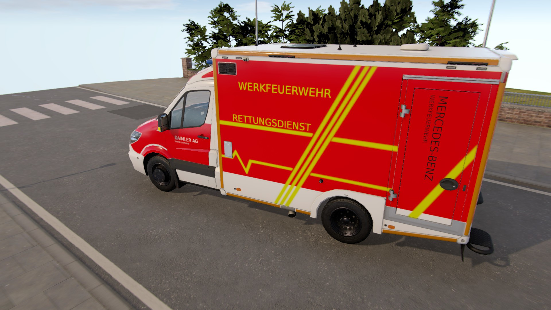Werkfeuerwehr Mercedes RTW