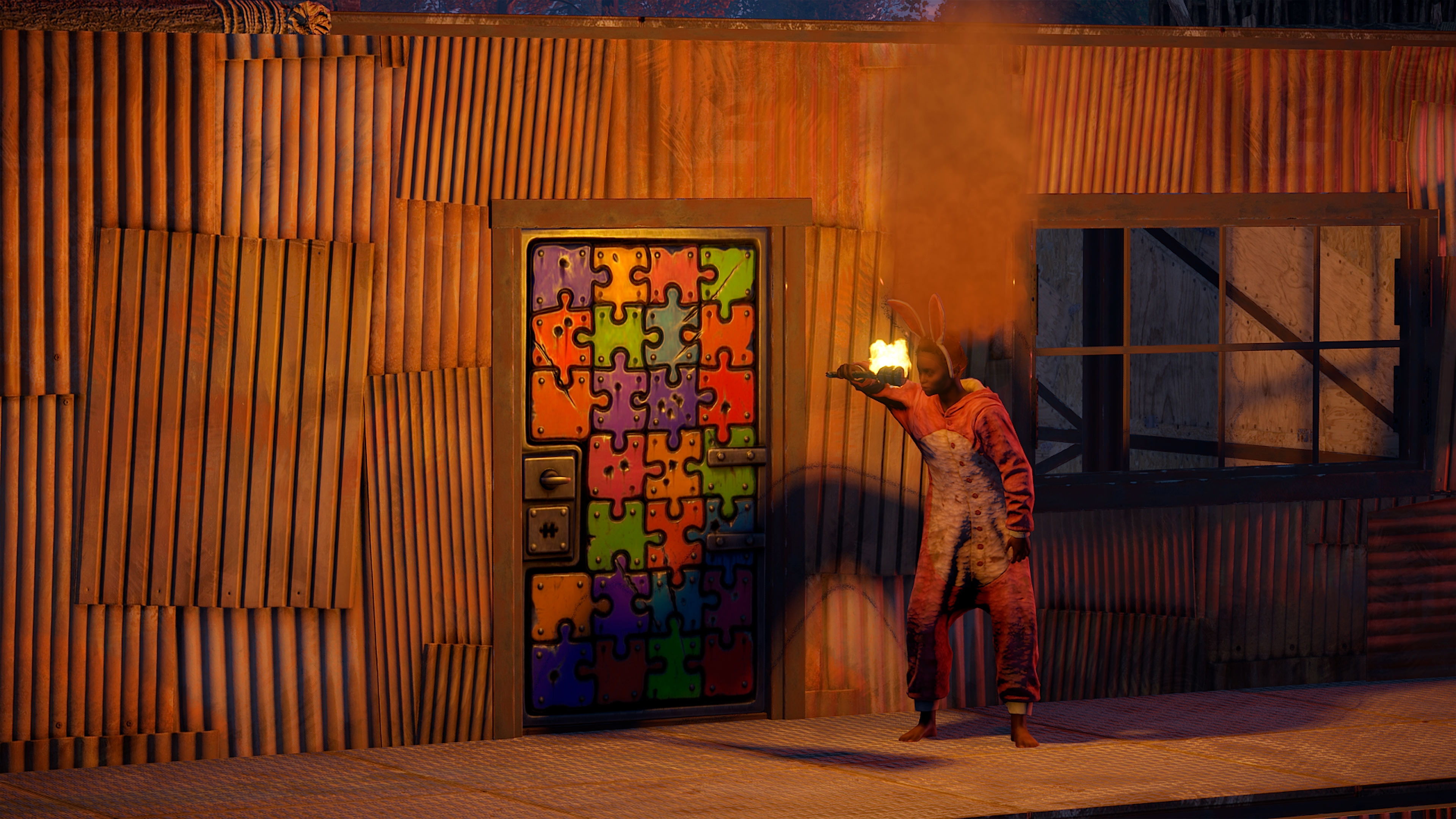 Puzzle Sheet Metal Door