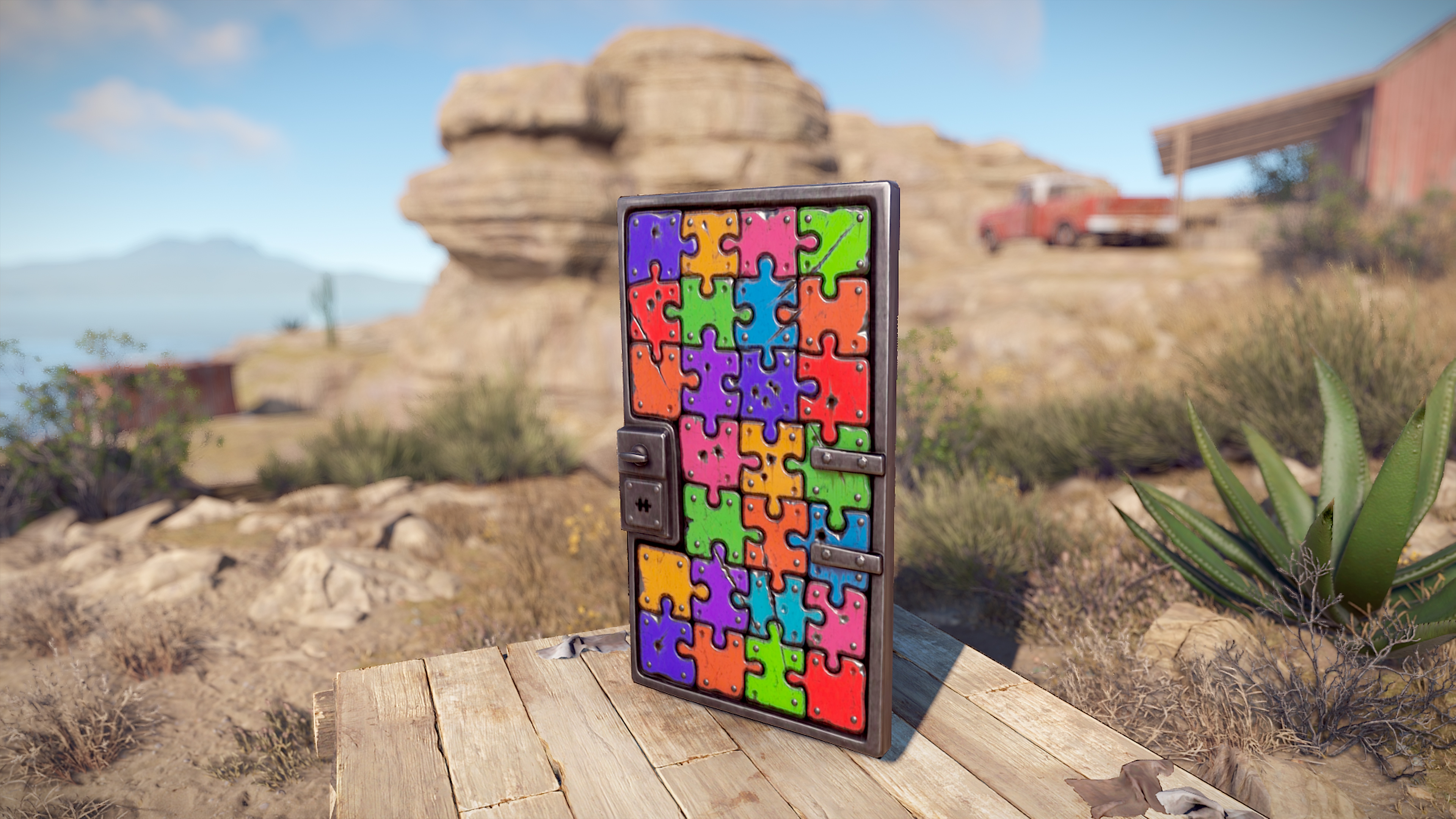 Puzzle Sheet Metal Door