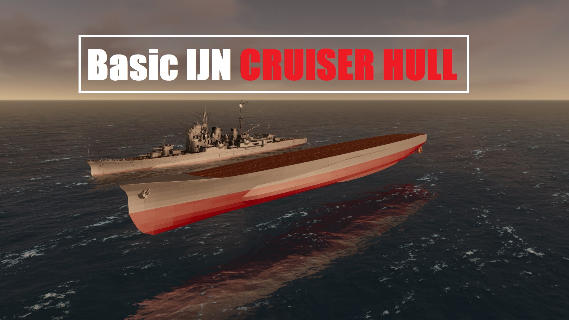 Basic IJN cruiser hull [vanilla]