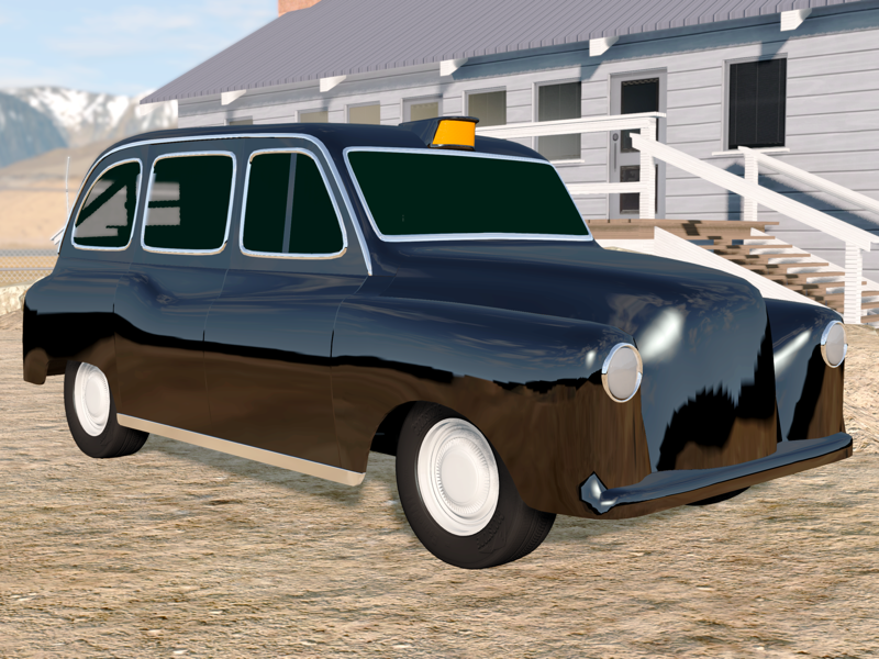 Classic London Black Cab (UE4.27)
