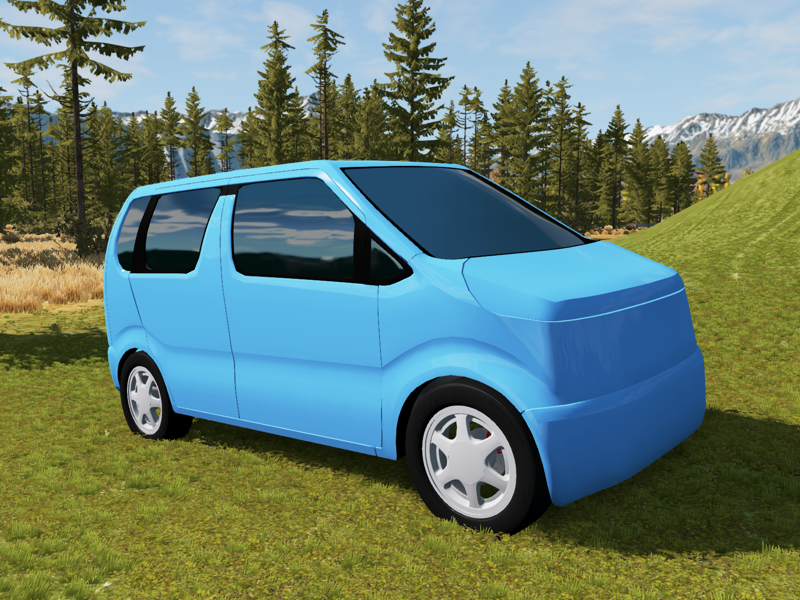 10s Kei Wagon (UE4.27)