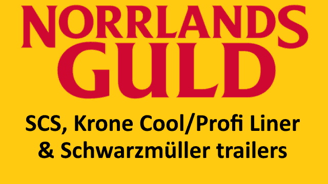 Norrlands Guld skin for ownable SCS, Krone  & Schwarzmüller trailers