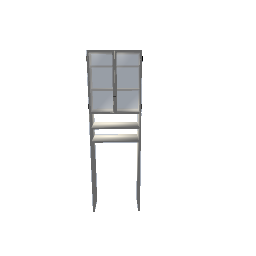 over the toilet shelf