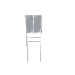 over the toilet shelf