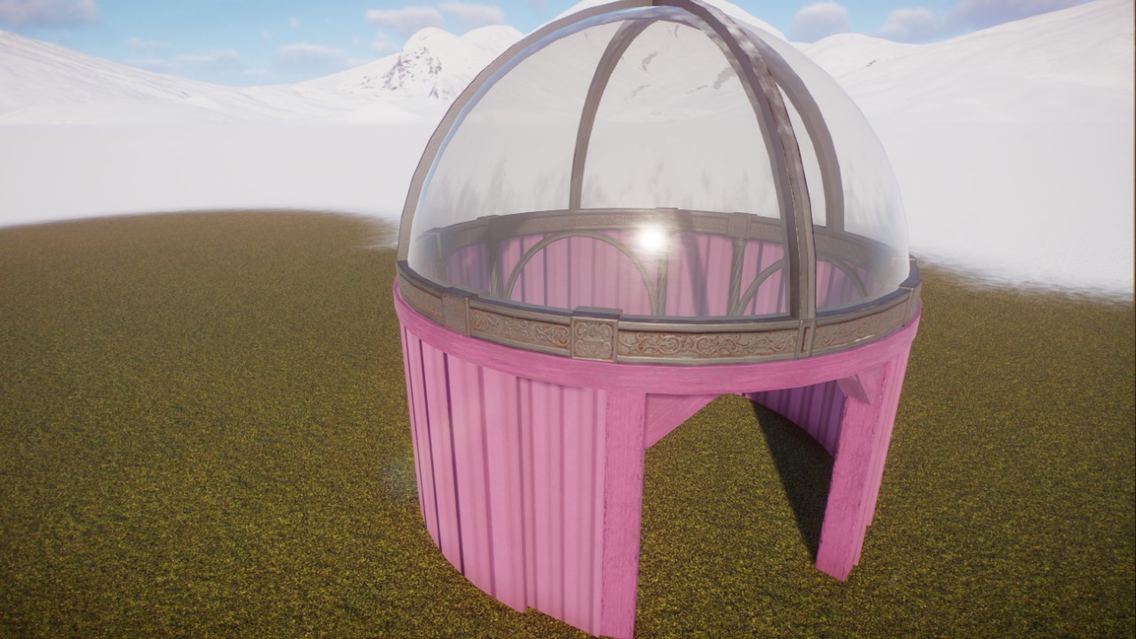 Pink Dome Shelter