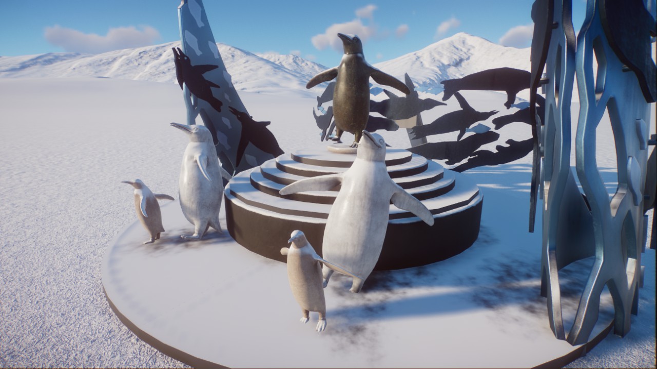 Penguin Statue