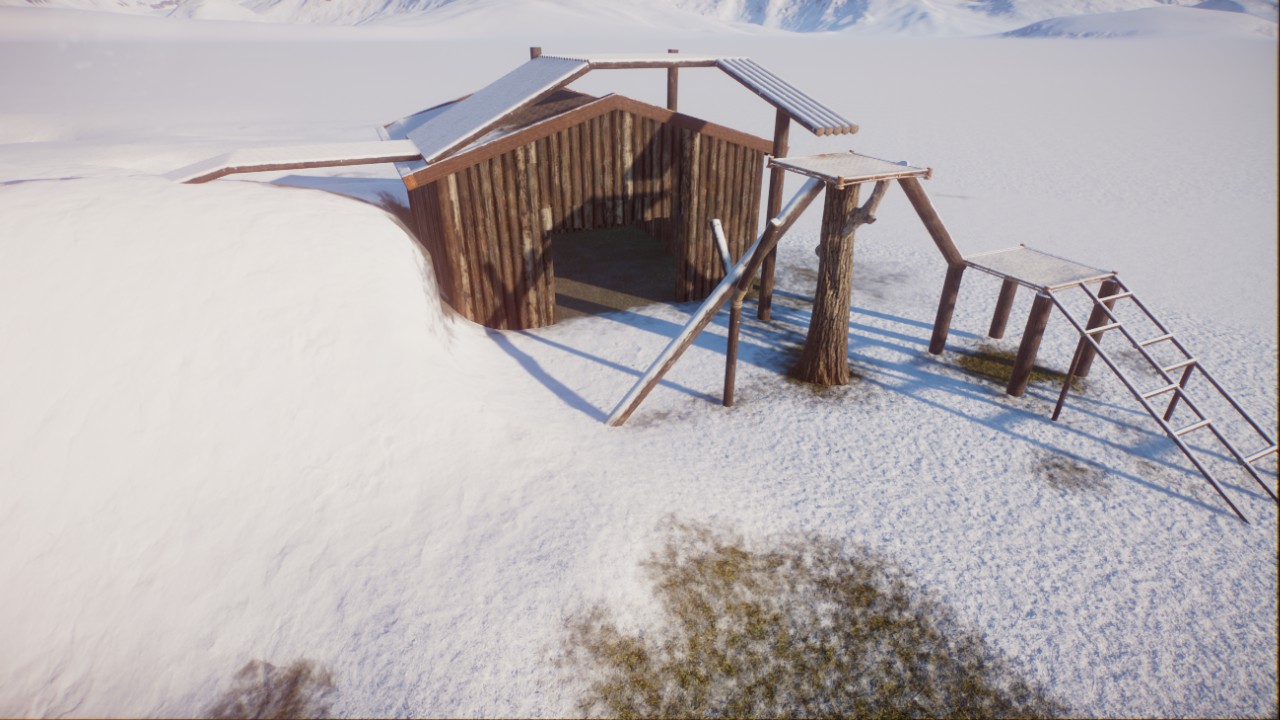 Climable Wooden Shelter