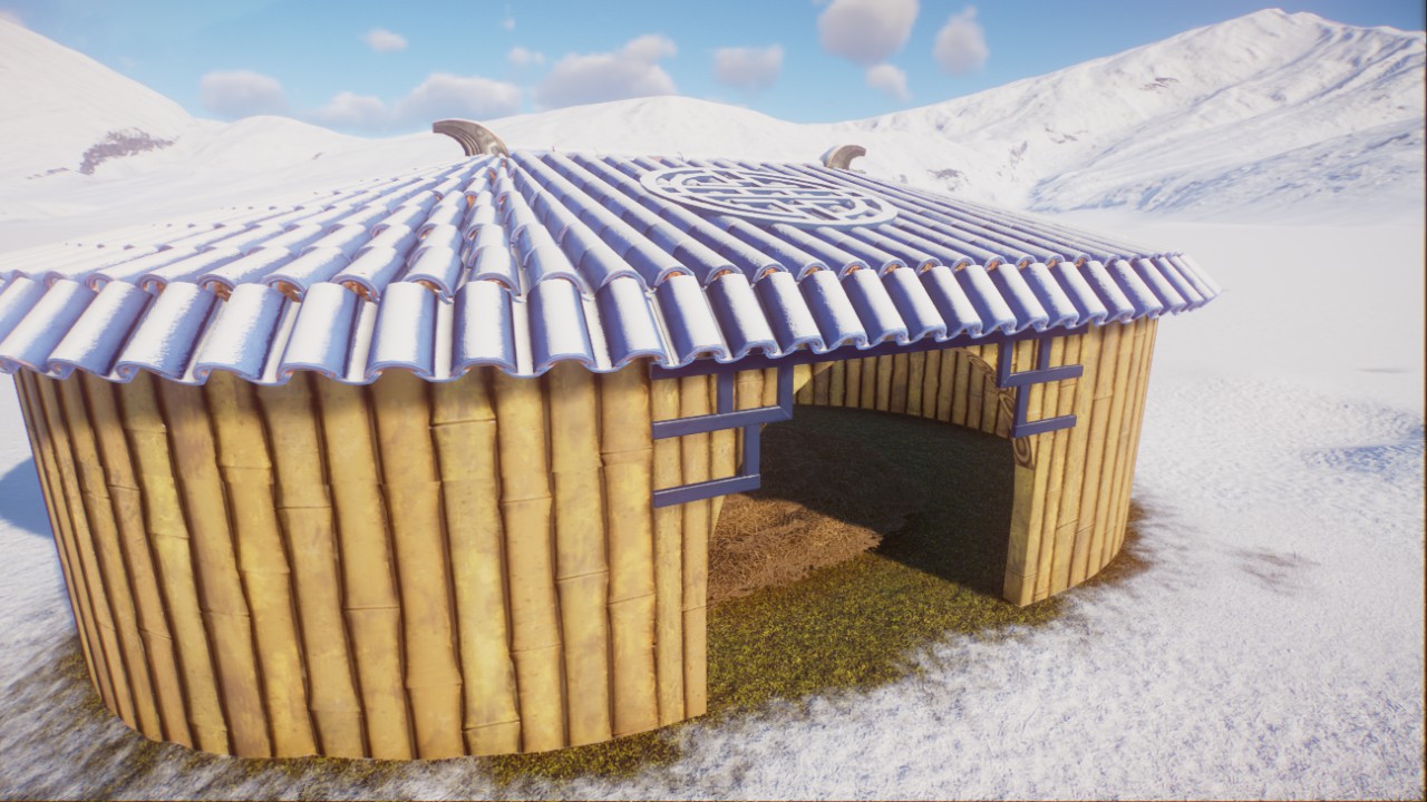 Asian Bamboo Shelter