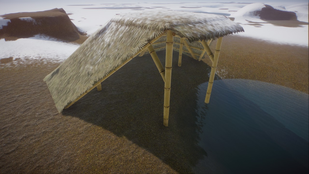 Bamboo Thatch Shelter