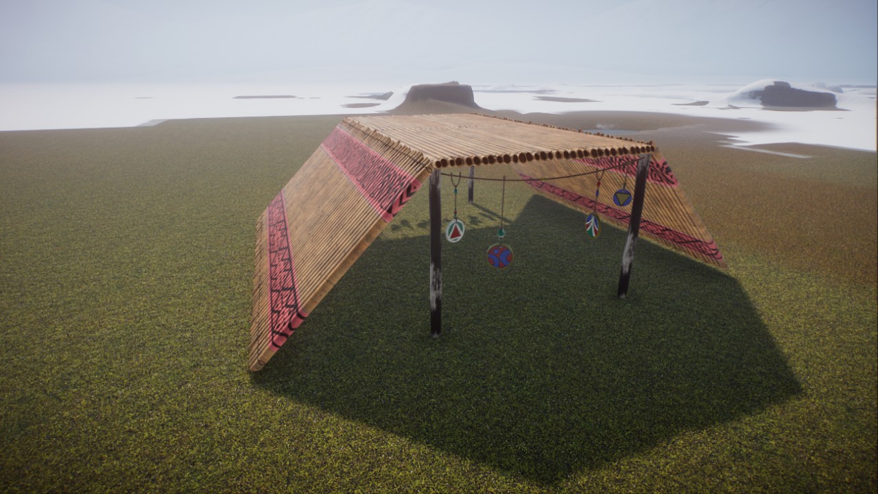 African Bamboo Shelter
