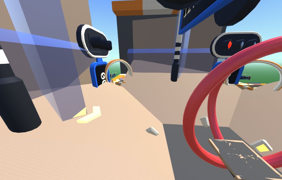 Start is the track