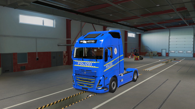 Polizei Skin NRW FH5 Volvo FH 2020 von KP TruckDesign Rework SANAX