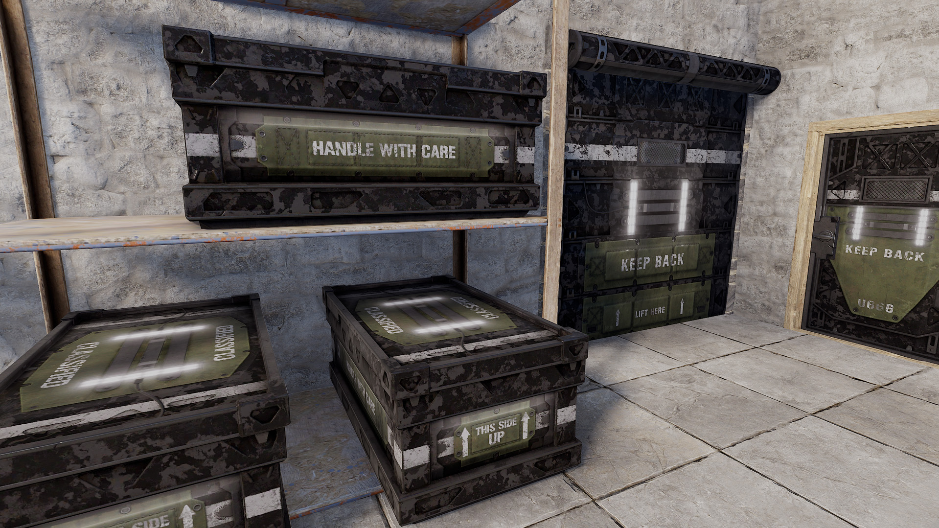 Reinforced Large Wood Box