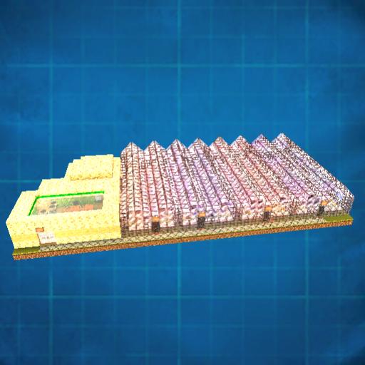 large greenhouse and flower shop