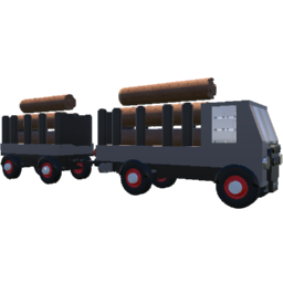 Foden OG Range Lorrie - Logging Trailer