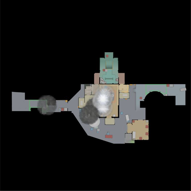 Fesiug's T side util for Nuke – Counter-Strike 2 Mod