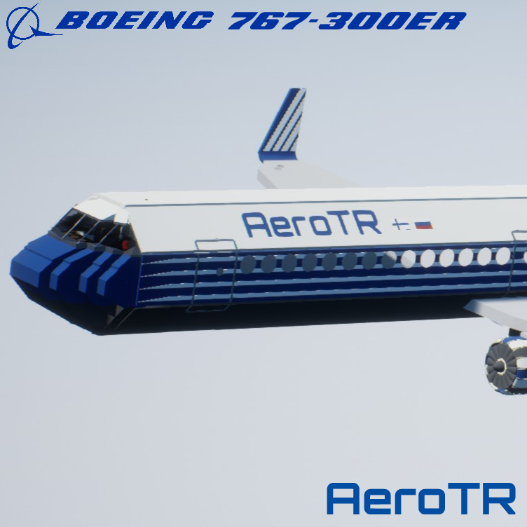 Softbody AIR LINER Boeing 767-300ER AeroTR Airlines