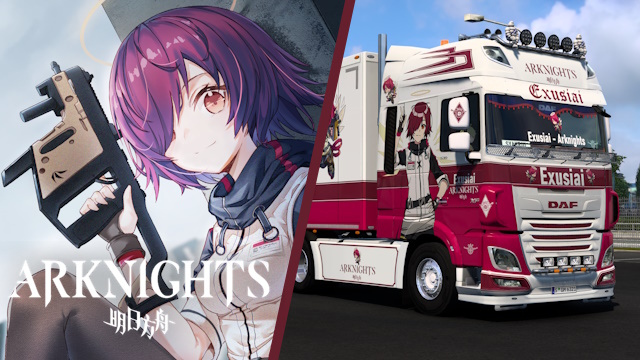DAF XF 106 Exusiai - ArKnights [Combo Skin]