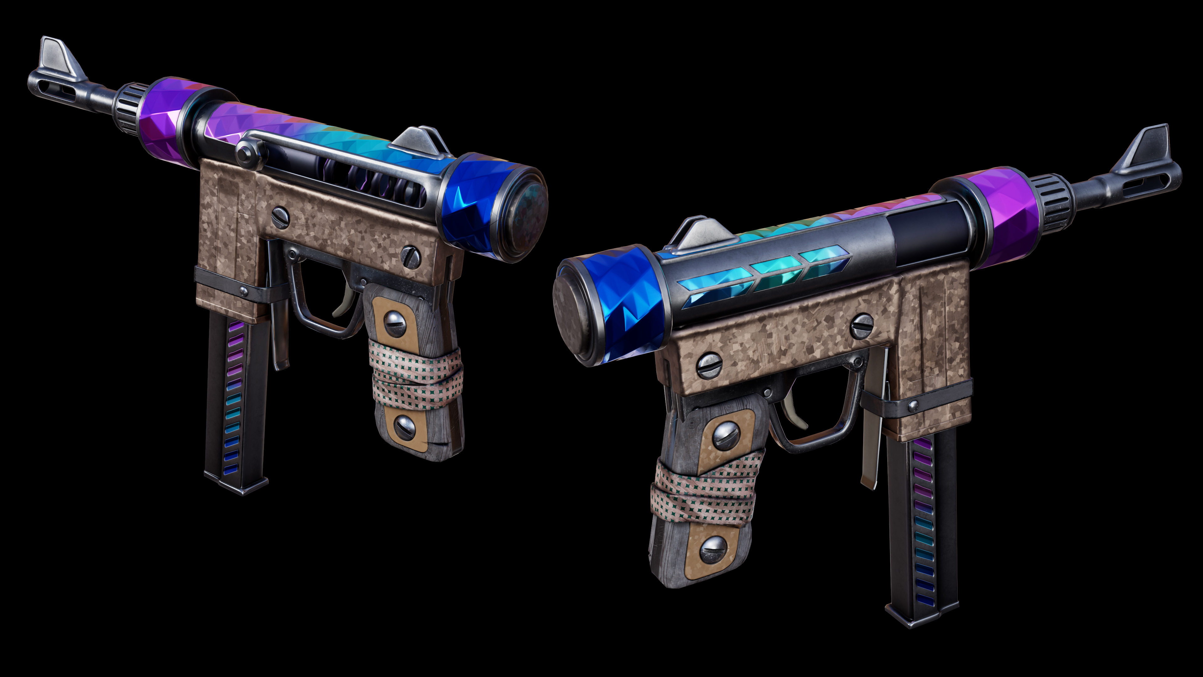 Shimmering Custom SMG